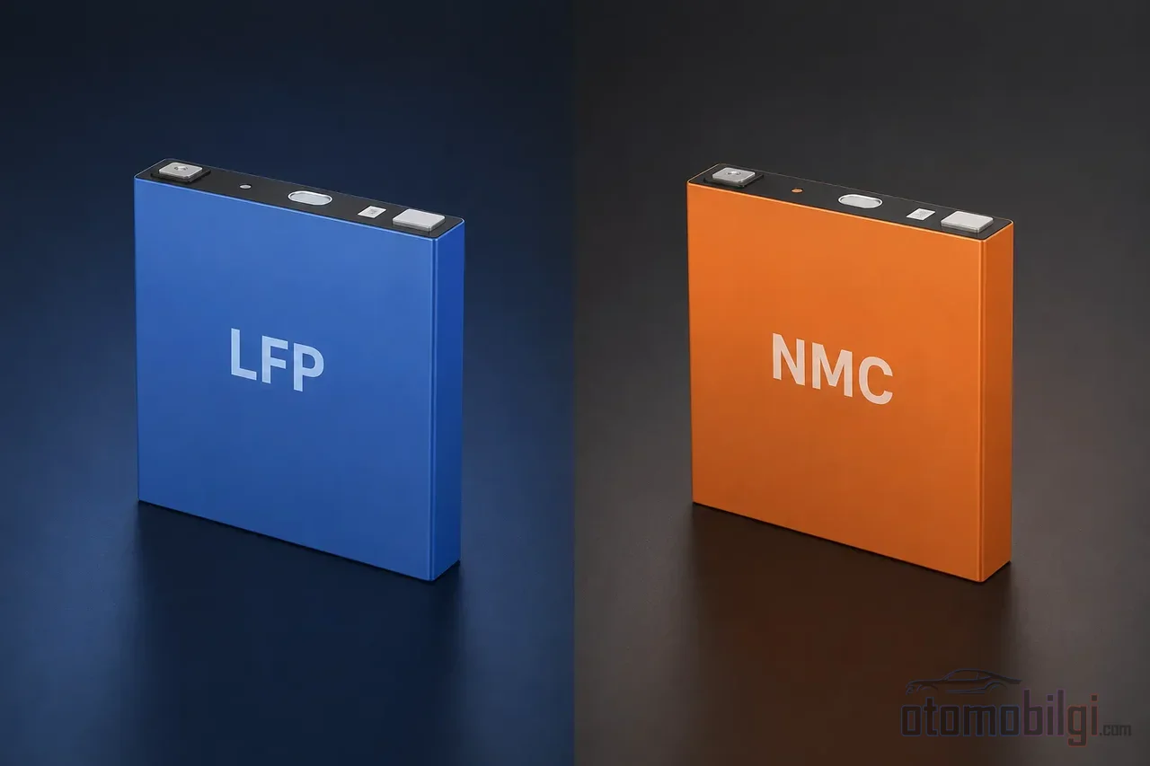 Comparison of NMC and LFP chemistries in electric vehicle batteries in terms of energy density, lifespan, and cost