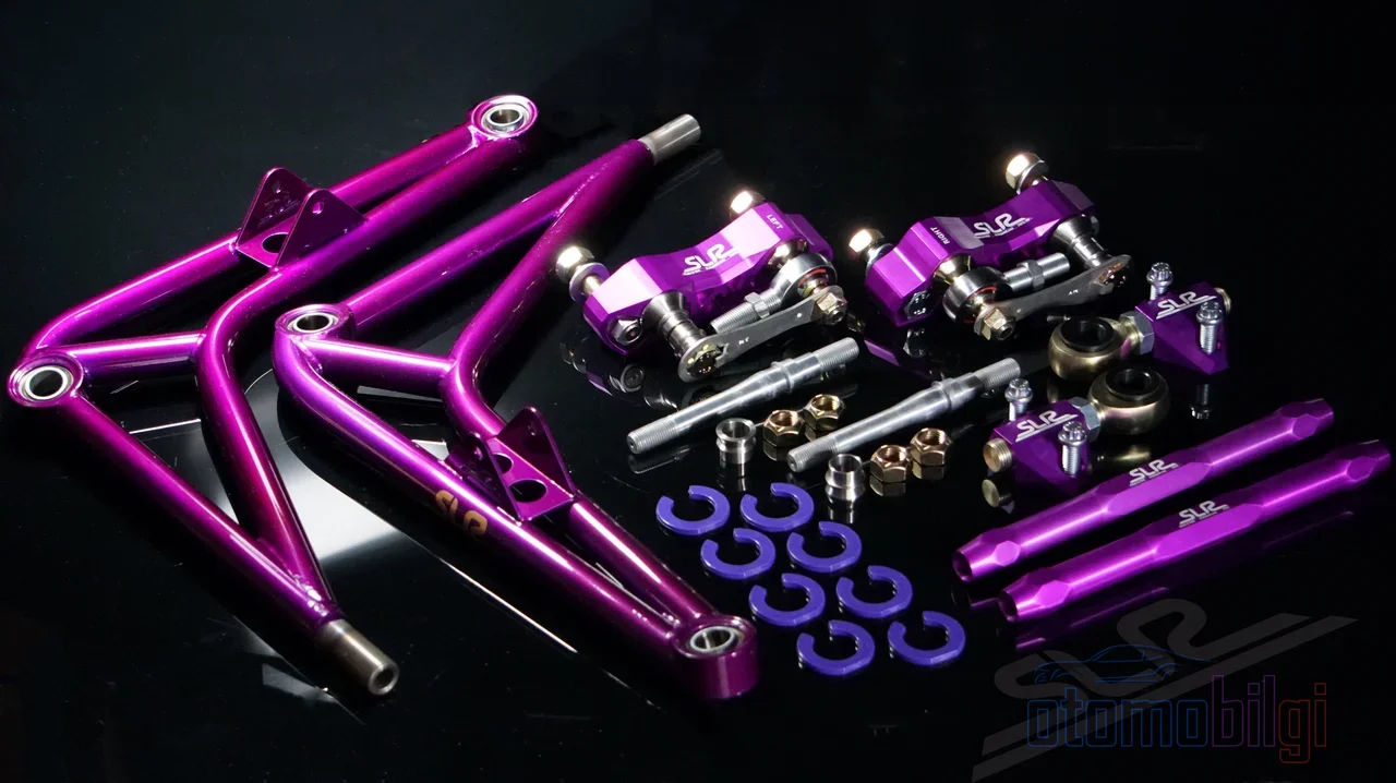 Drift dünyasında 30 derecelik direksiyon açısı gülünecek kadar azdır; gerçek kontrol, lock açısını cömertçe büyüten angle kit ile başlar.