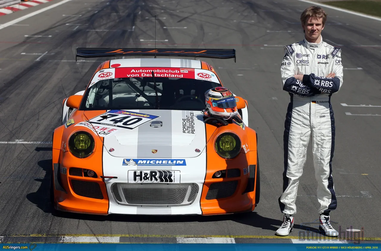 A GT driver battles repeated cornering G-forces at temperatures of 40-50°C during a race, losing liters of fluid in the process.