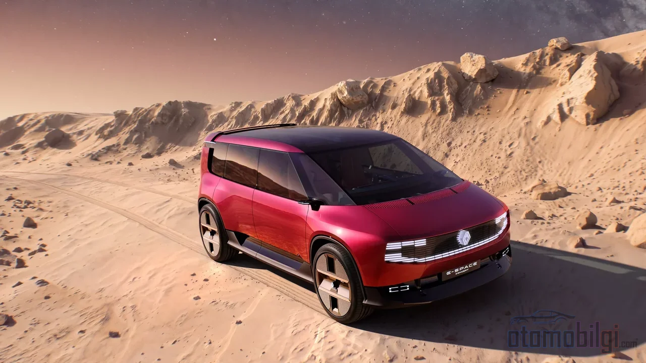 E-Space'in kabininde ilham otomobilden değil mobilyadan geliyor; koltuklar Pierre Paulin çizgisinde ve hiçbir yolcu artık ikinci sınıf değil.