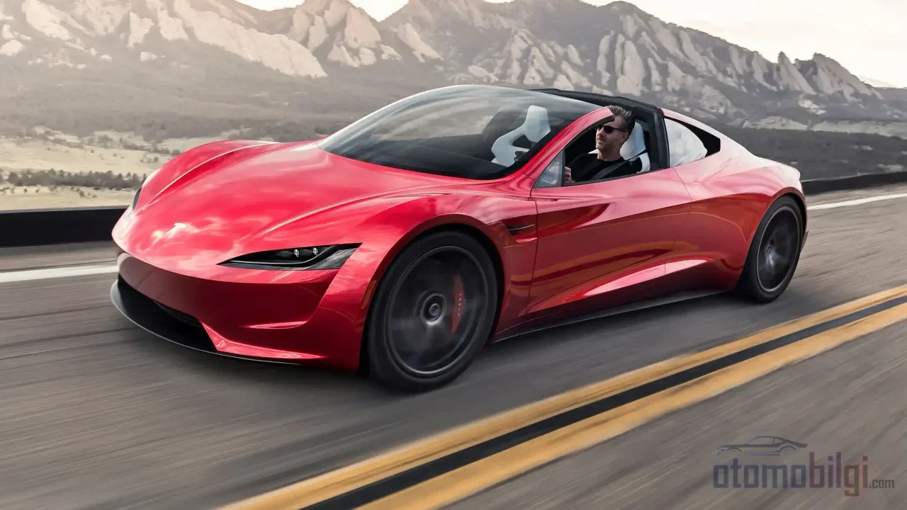 Nowy Roadster Tesli za pomocą zimnogazowych silniczków kończy przyspieszenie 0-100 km/h w 0,81 sekundy, dzięki czemu samochód odlatuje jak rakieta.