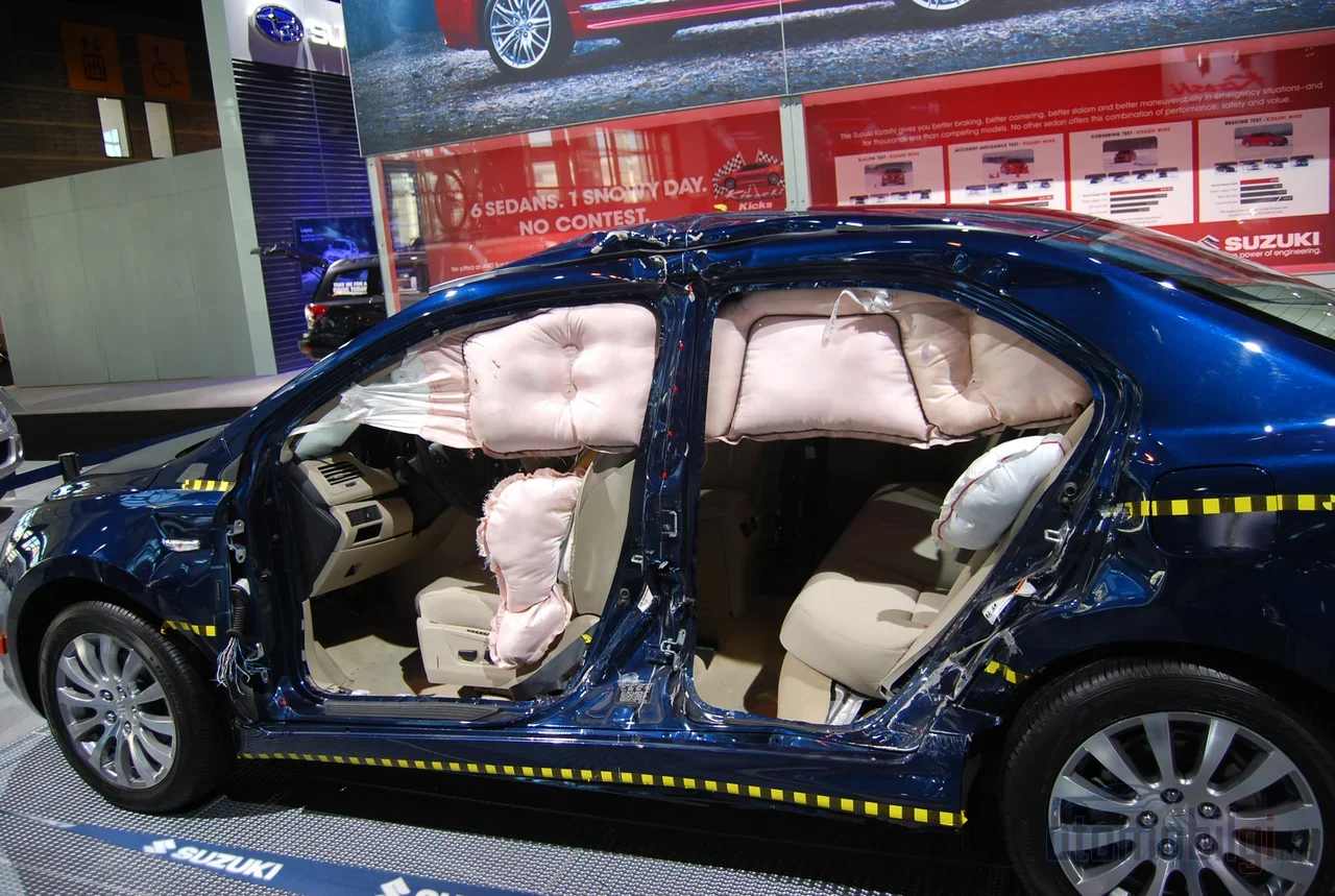 In a side collision, the moment the glass shatters, the only thing between your head and the incoming vehicle is that fabric curtain deploying along the roof rail.