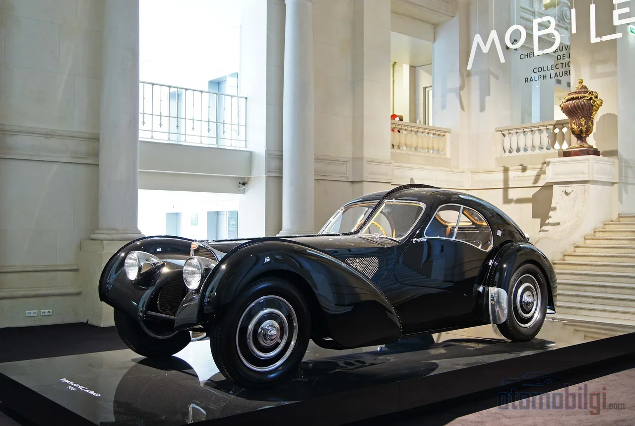 Of the four Bugatti Type 57SC Atlantics that failed to sell in their day, only three survive; the lost black coupe stands as the greatest loss in automotive history.