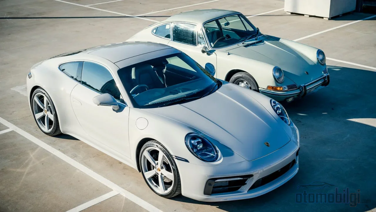The engine behind it, no empty grille in front; the legend of the 911 has been moving forward for 60 years precisely thanks to this rejected symmetry.