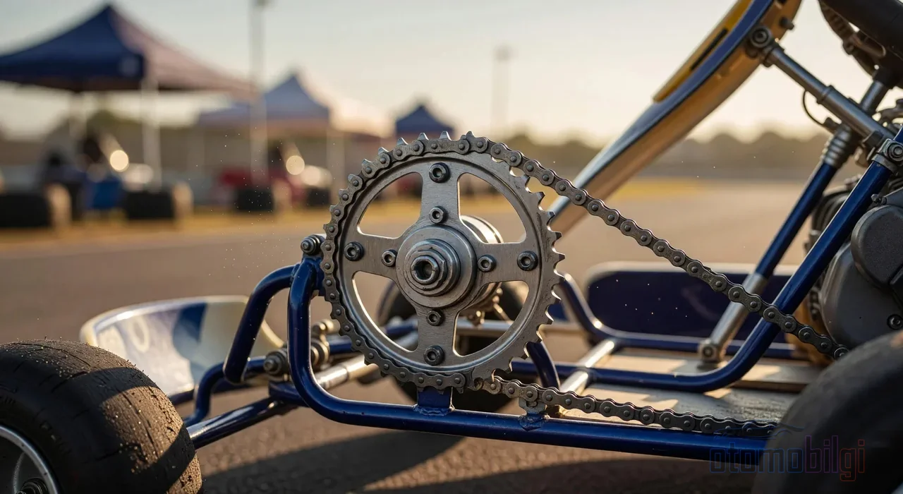 A single gear choice that varies from track to track is the most powerful weapon determining lap time in karting; a short ratio accelerates, a long ratio chases top speed.