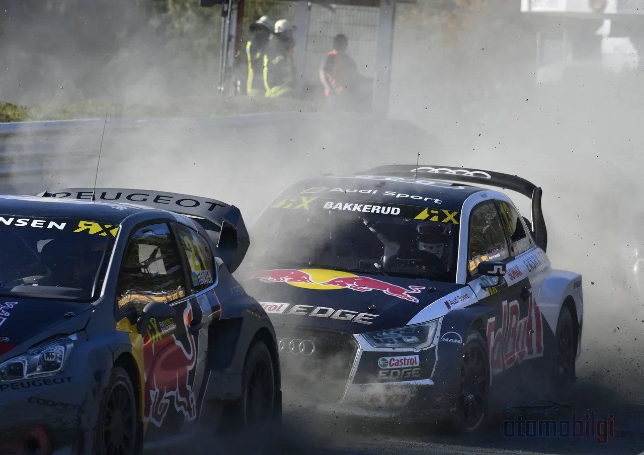In a race day stretching from qualifying heats to the final, a champion is born amid the chaotic excitement of rallycross.